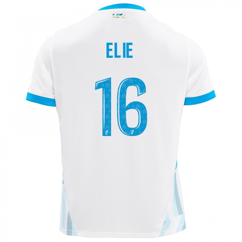 Criança Camisola Anaïs Elie #16 Céu Branco Azul Principal 2024/25 Camisa Brasil