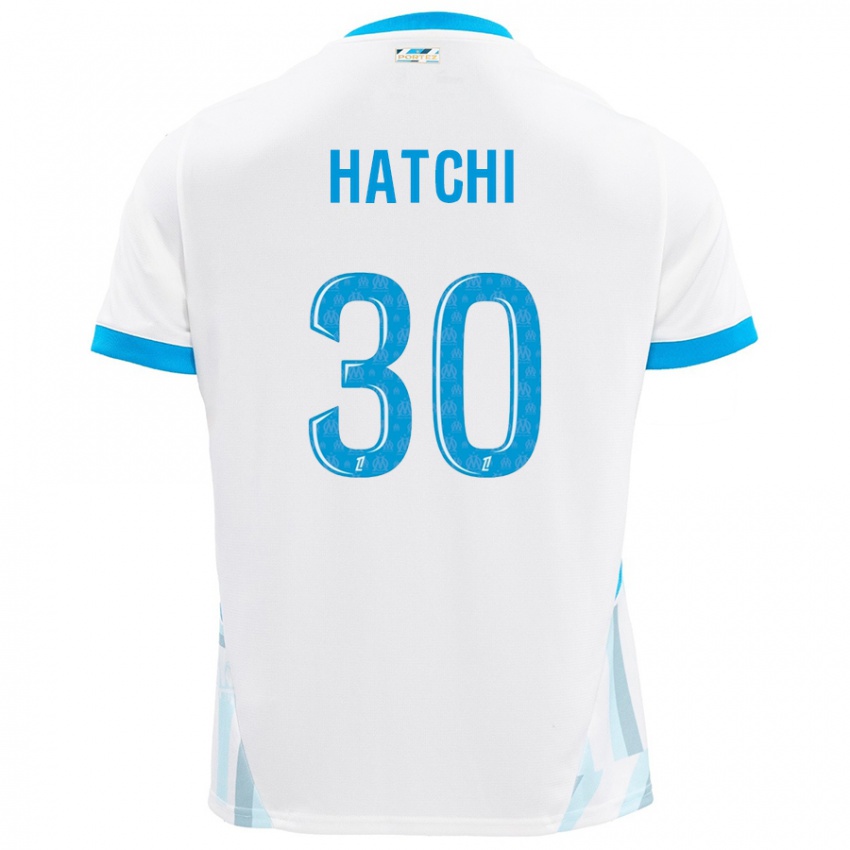 Criança Camisola Anaïs Hatchi #30 Céu Branco Azul Principal 2024/25 Camisa Brasil