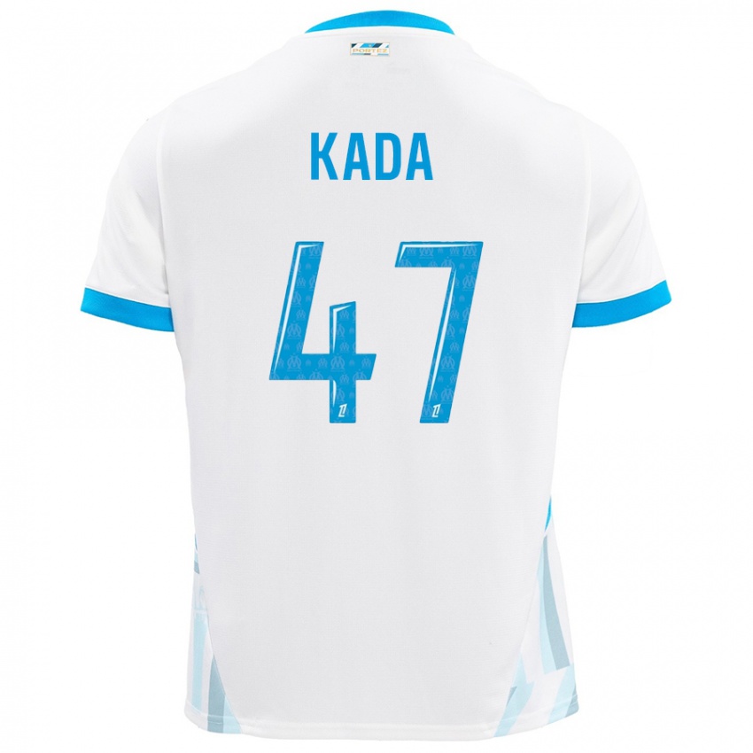 Criança Camisola Joakim Kada #47 Céu Branco Azul Principal 2024/25 Camisa Brasil