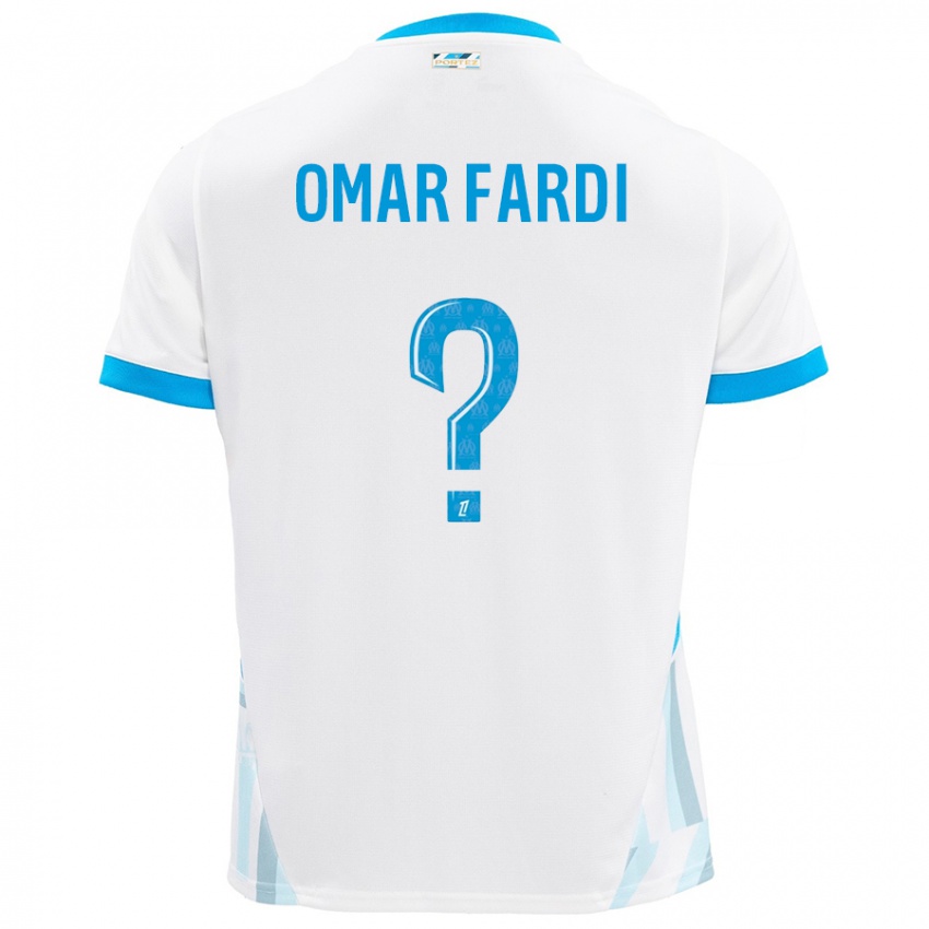 Criança Camisola El Omar Fardi #0 Céu Branco Azul Principal 2024/25 Camisa Brasil