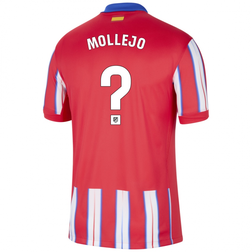 Criança Camisola Victor Mollejo #0 Azul Vermelho Branco Principal 2024/25 Camisa Brasil