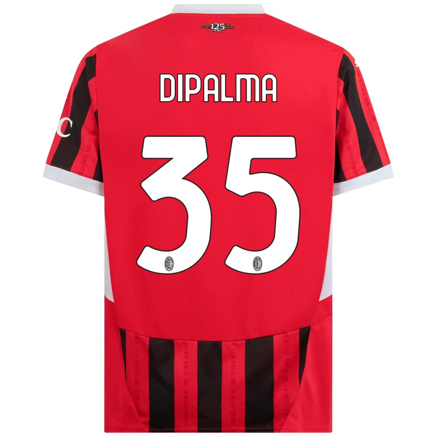 Criança Camisola Matteo Dipalma #35 Vermelho Preto Principal 2024/25 Camisa Brasil