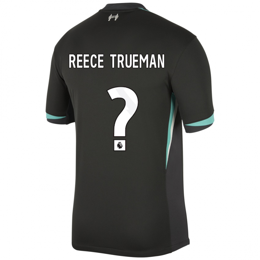 Criança Camisola Reece Trueman #0 Preto Antracite Branco Alternativa 2024/25 Camisa Brasil