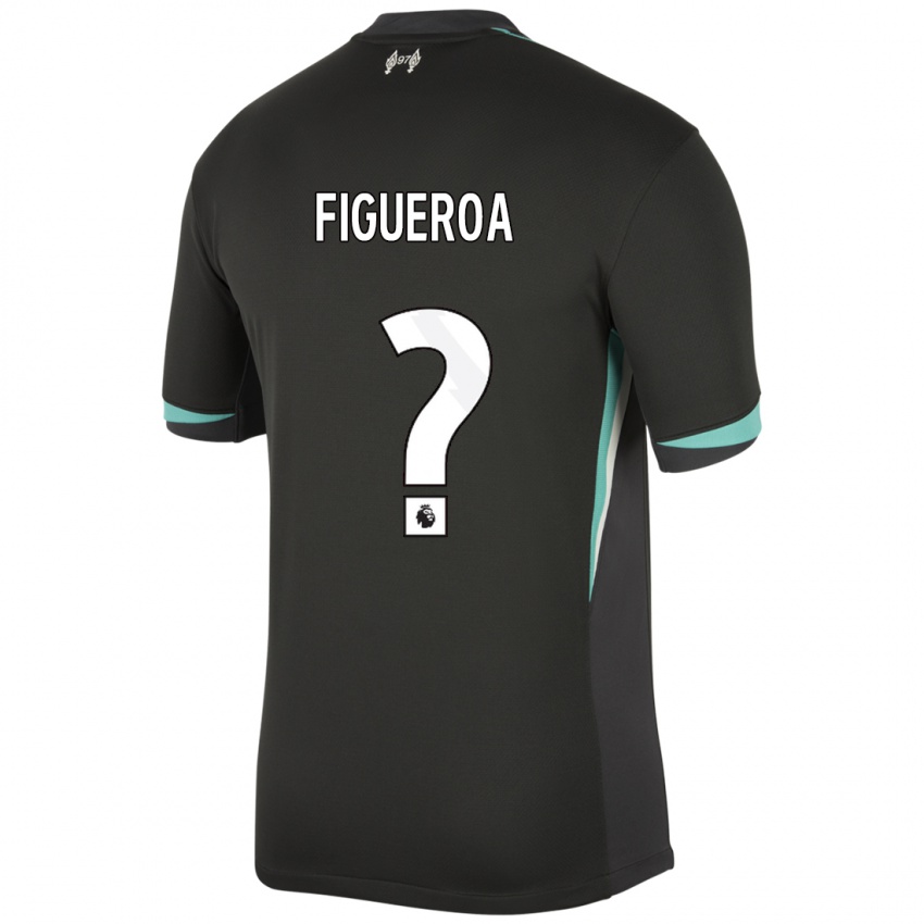 Criança Camisola Keyrol Figueroa #0 Preto Antracite Branco Alternativa 2024/25 Camisa Brasil