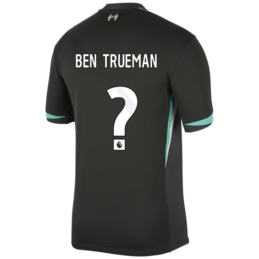 Criança Camisola Ben Trueman #0 Preto Antracite Branco Alternativa 2024/25 Camisa Brasil