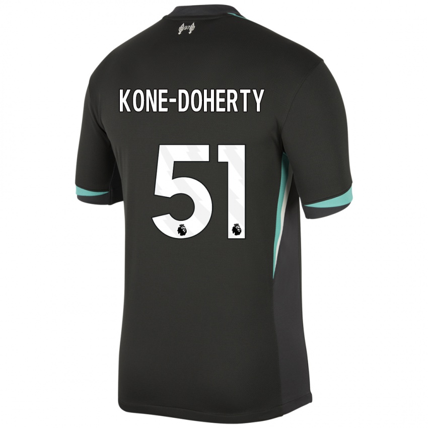 Criança Camisola Trent Kone-Doherty #51 Preto Antracite Branco Alternativa 2024/25 Camisa Brasil