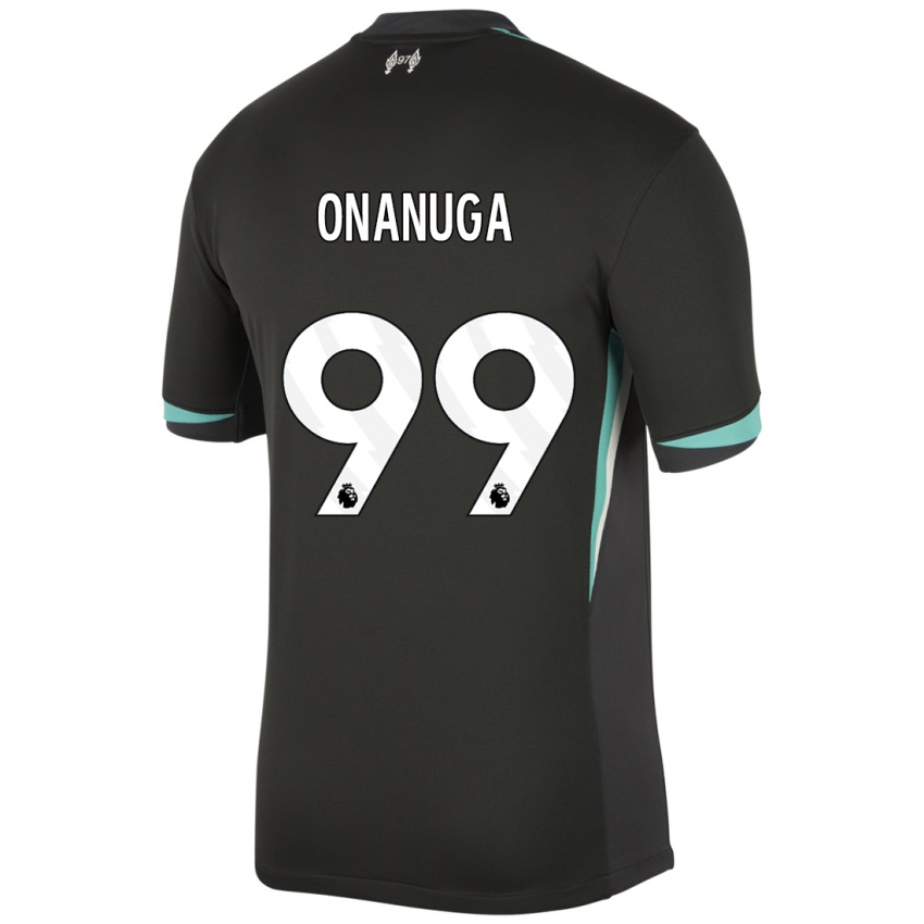 Criança Camisola Fola Onanuga #99 Preto Antracite Branco Alternativa 2024/25 Camisa Brasil