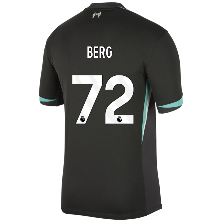 Criança Camisola Sepp Van Den Berg #72 Preto Antracite Branco Alternativa 2024/25 Camisa Brasil