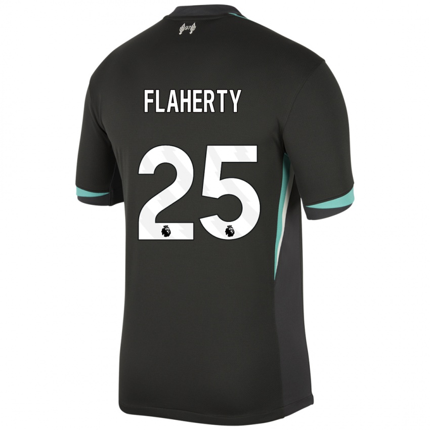 Criança Camisola Gilly Flaherty #25 Preto Antracite Branco Alternativa 2024/25 Camisa Brasil