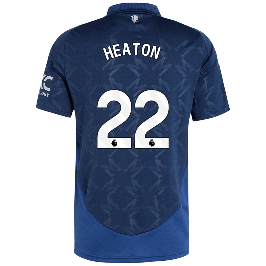 Criança Camisola Tom Heaton #22 Índigo Alternativa 2024/25 Camisa Brasil