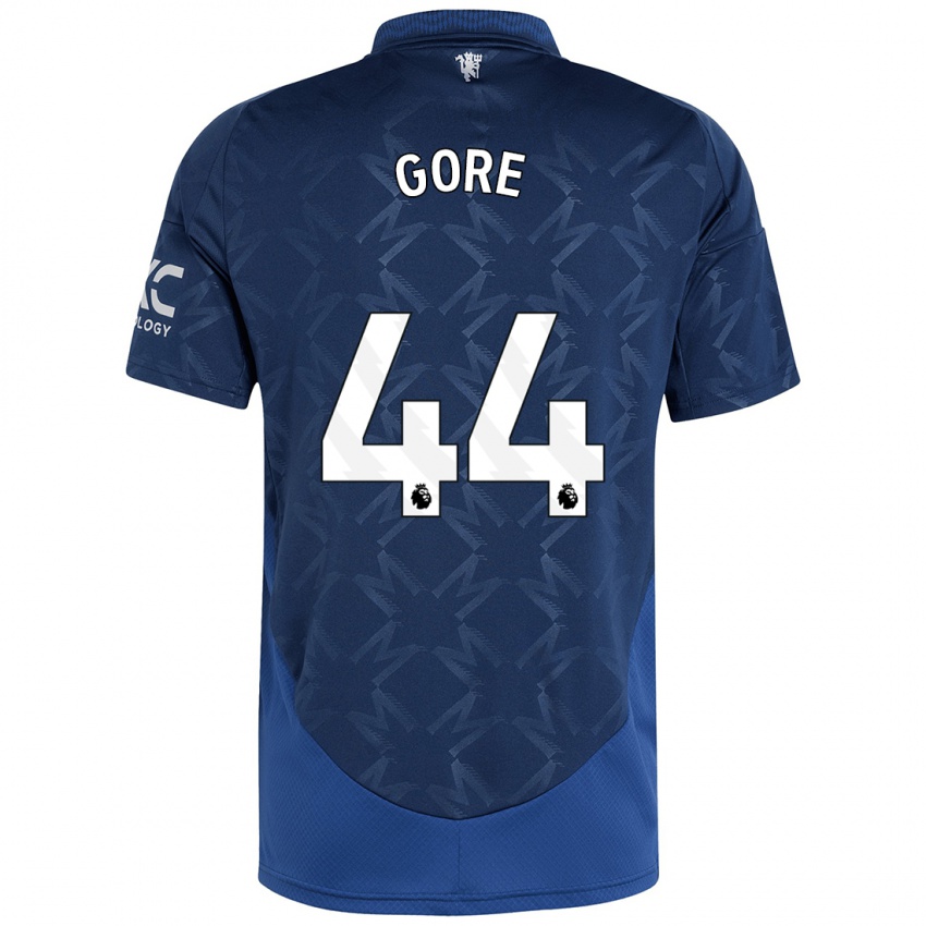 Criança Camisola Daniel Gore #44 Índigo Alternativa 2024/25 Camisa Brasil