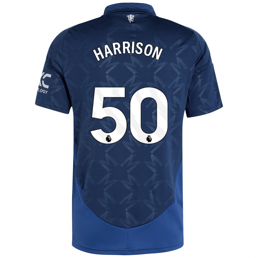 Criança Camisola Elyh Harrison #50 Índigo Alternativa 2024/25 Camisa Brasil