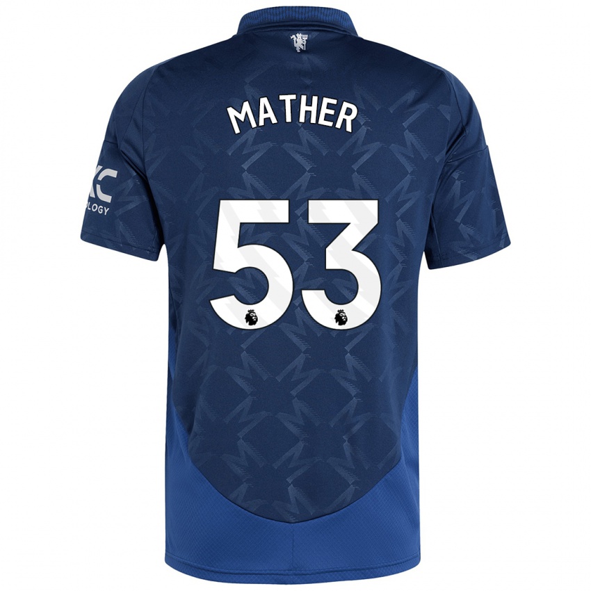 Criança Camisola Sam Mather #53 Índigo Alternativa 2024/25 Camisa Brasil