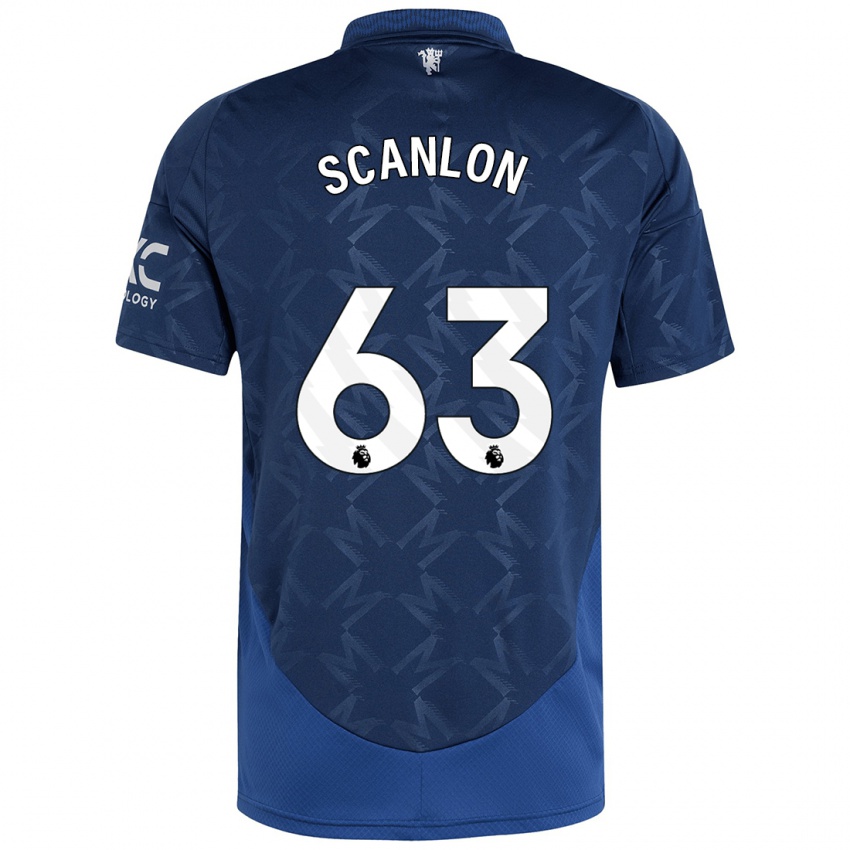 Criança Camisola James Scanlon #63 Índigo Alternativa 2024/25 Camisa Brasil