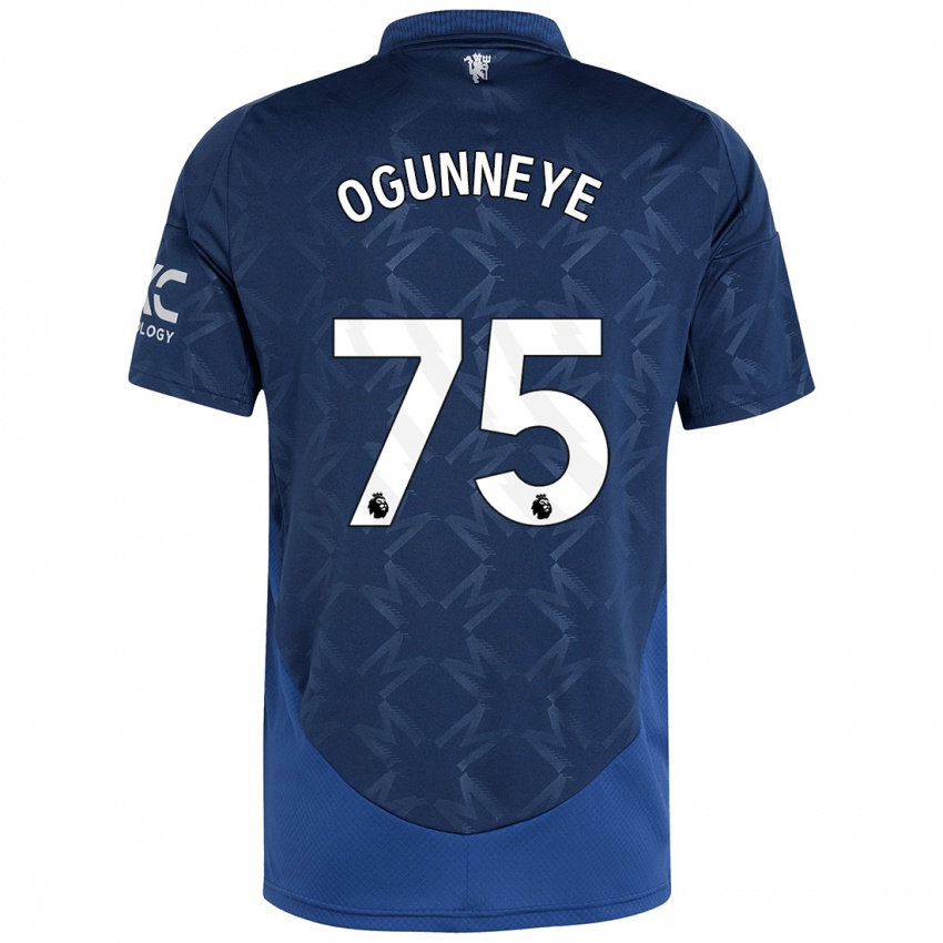 Criança Camisola Habeeb Ogunneye #75 Índigo Alternativa 2024/25 Camisa Brasil