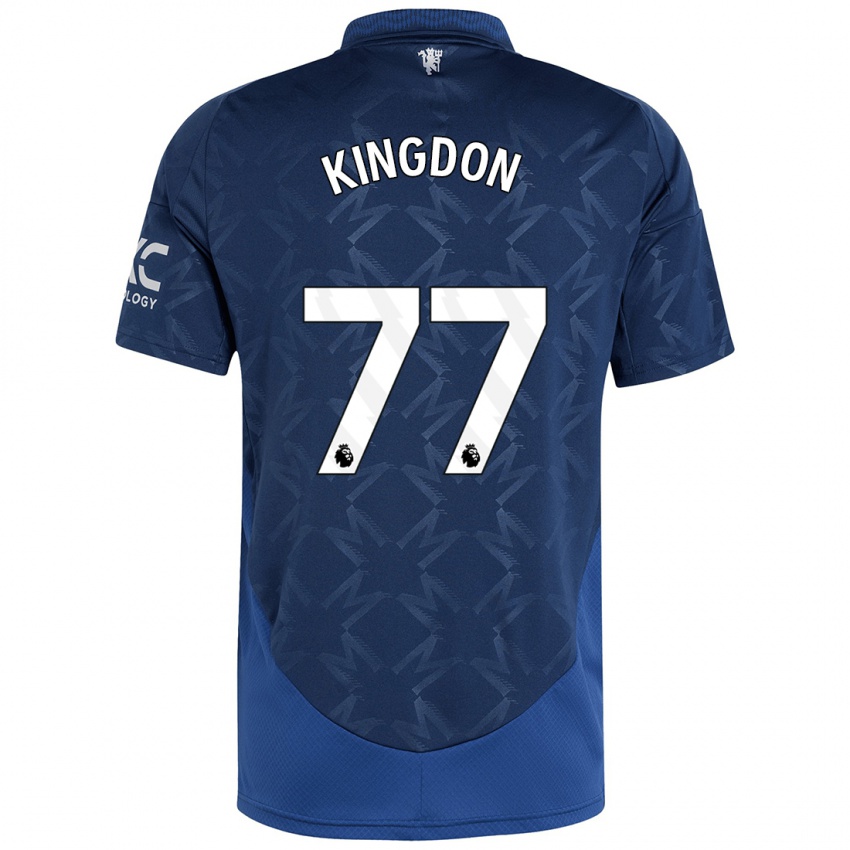 Criança Camisola Jack Kingdon #77 Índigo Alternativa 2024/25 Camisa Brasil