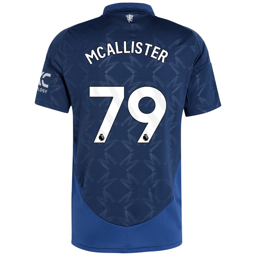 Criança Camisola Finley Mcallister #79 Índigo Alternativa 2024/25 Camisa Brasil