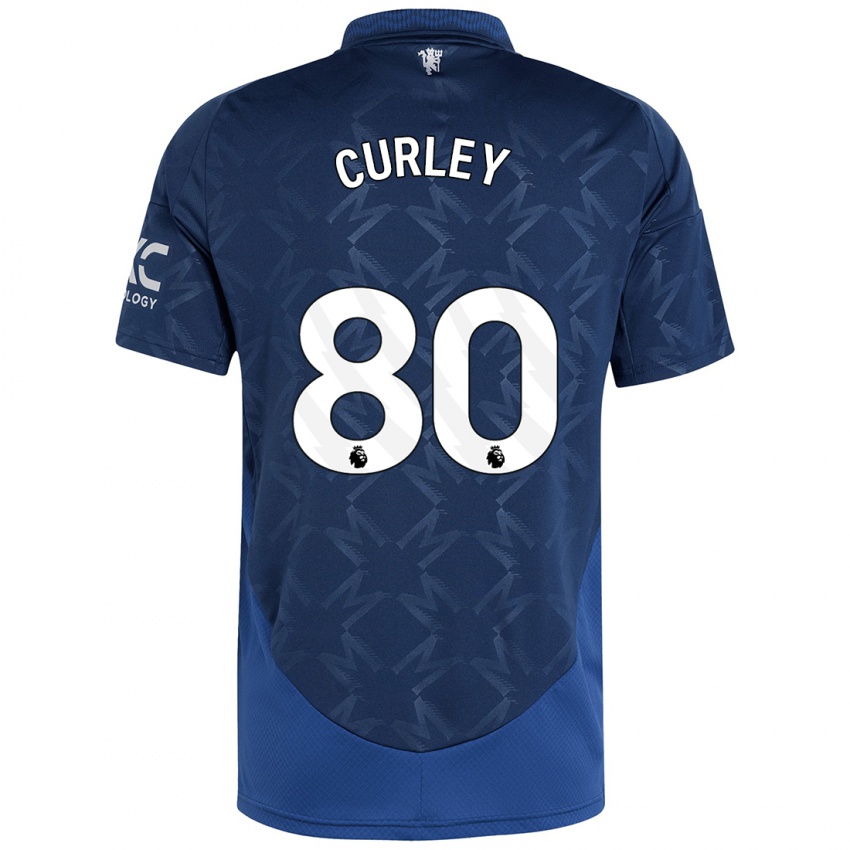 Criança Camisola Ruben Curley #80 Índigo Alternativa 2024/25 Camisa Brasil