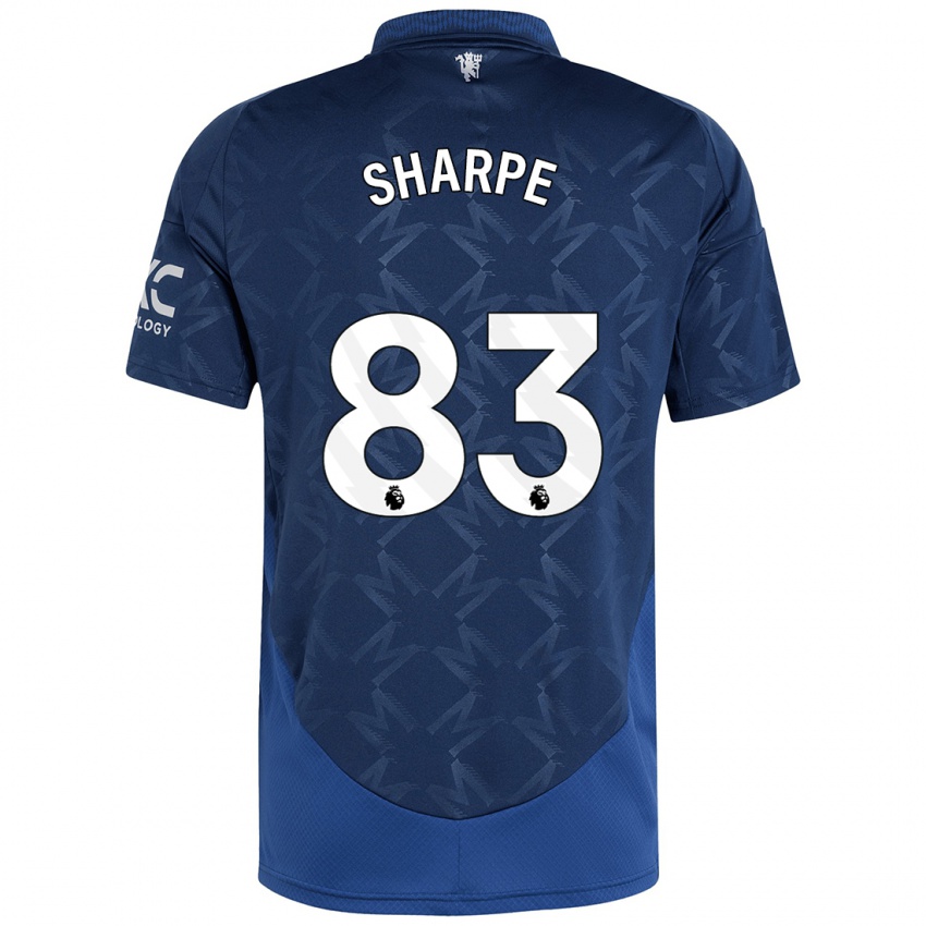 Criança Camisola Malachi Sharpe #83 Índigo Alternativa 2024/25 Camisa Brasil