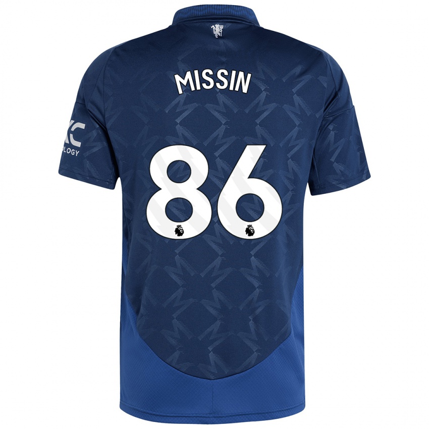 Criança Camisola Ashton Missin #86 Índigo Alternativa 2024/25 Camisa Brasil