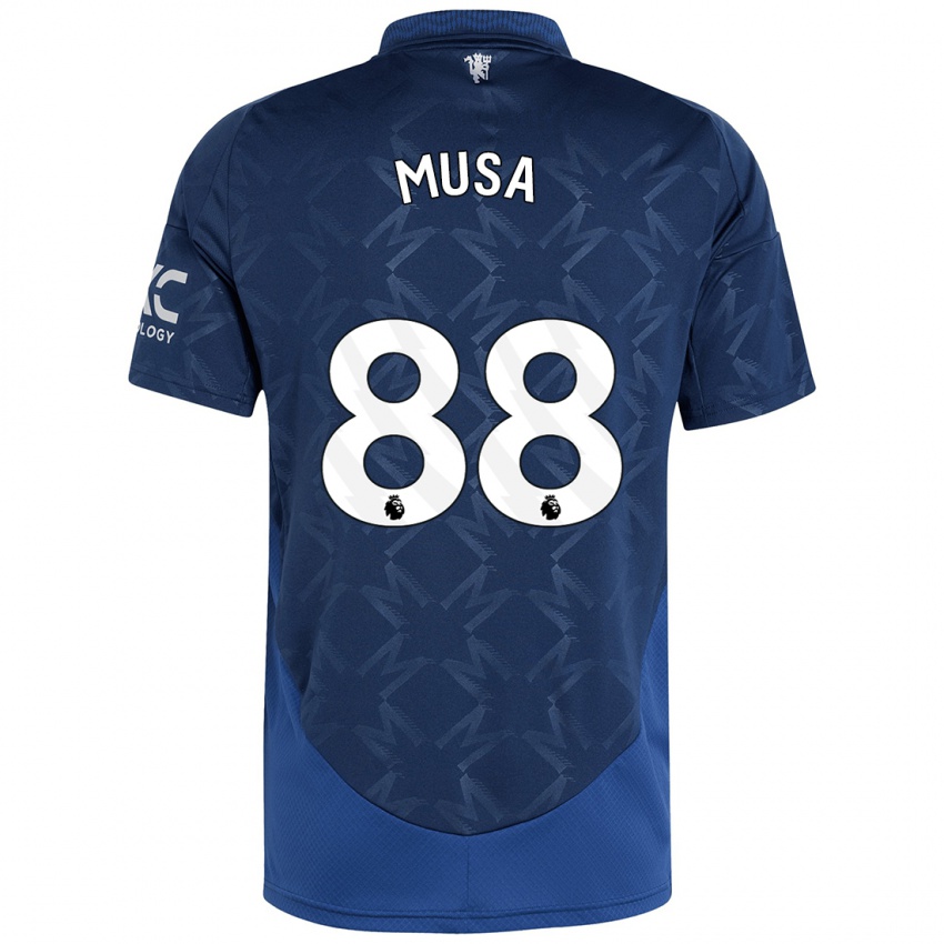 Criança Camisola Victor Musa #88 Índigo Alternativa 2024/25 Camisa Brasil