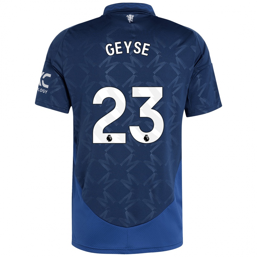 Criança Camisola Geyse #23 Índigo Alternativa 2024/25 Camisa Brasil