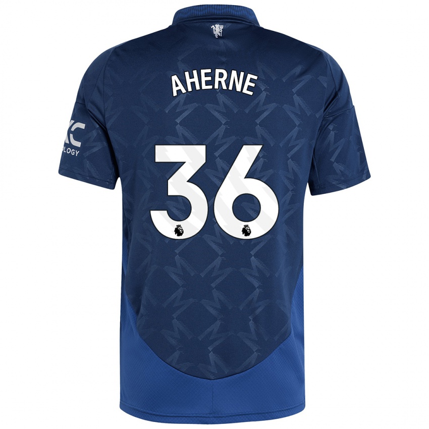 Criança Camisola Alyssa Aherne #36 Índigo Alternativa 2024/25 Camisa Brasil