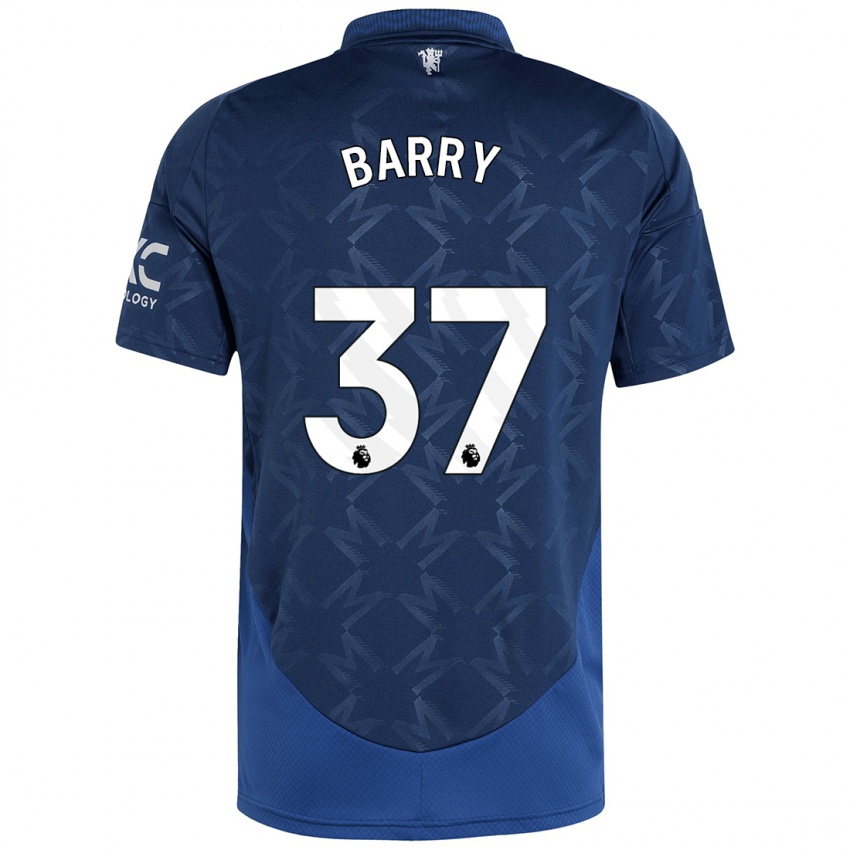 Criança Camisola Keira Barry #37 Índigo Alternativa 2024/25 Camisa Brasil