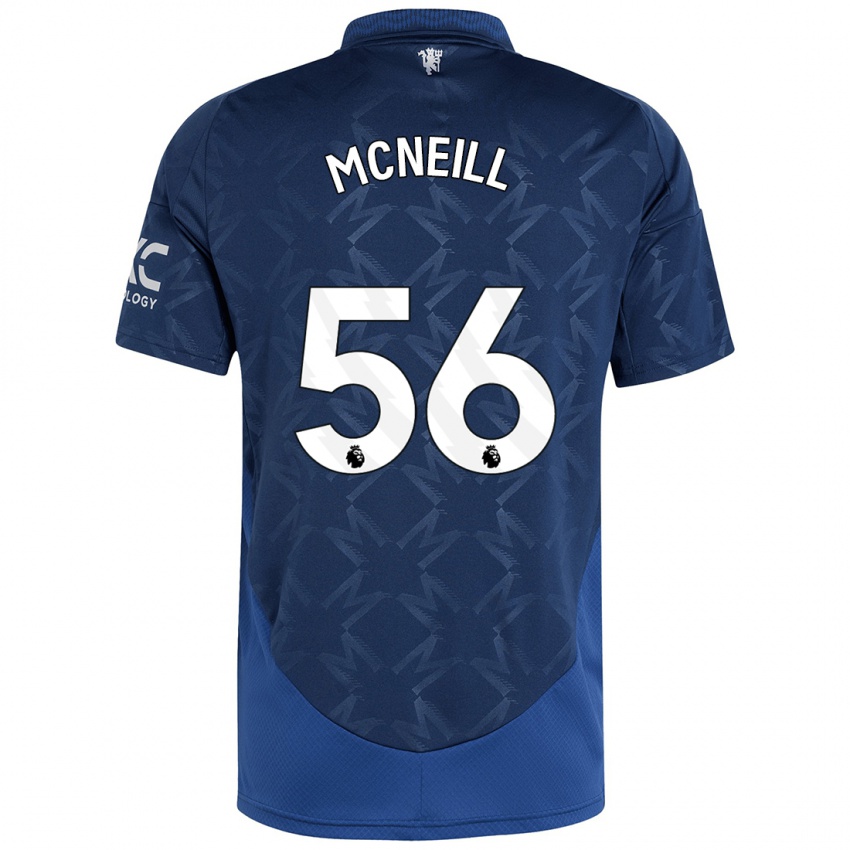 Criança Camisola Charlie Mcneill #56 Índigo Alternativa 2024/25 Camisa Brasil