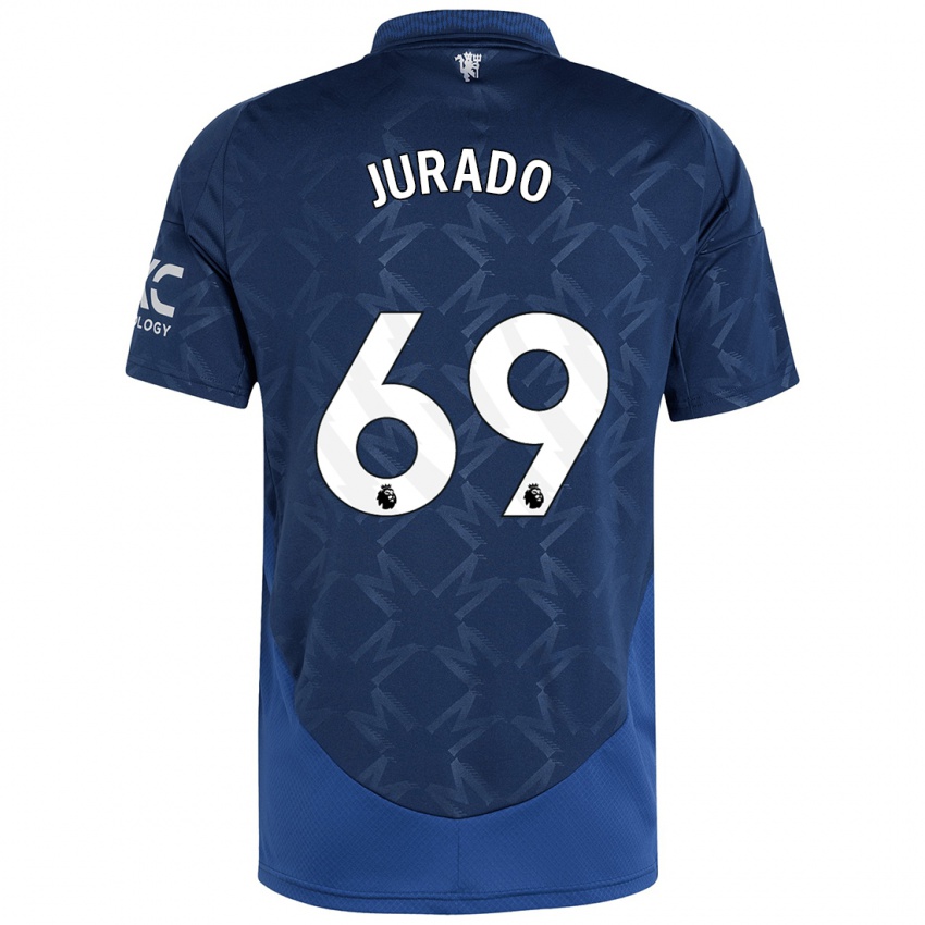 Criança Camisola Marc Jurado #69 Índigo Alternativa 2024/25 Camisa Brasil