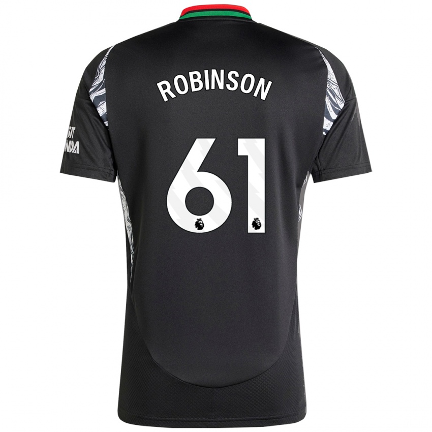 Criança Camisola Josh Robinson #61 Preto Alternativa 2024/25 Camisa Brasil