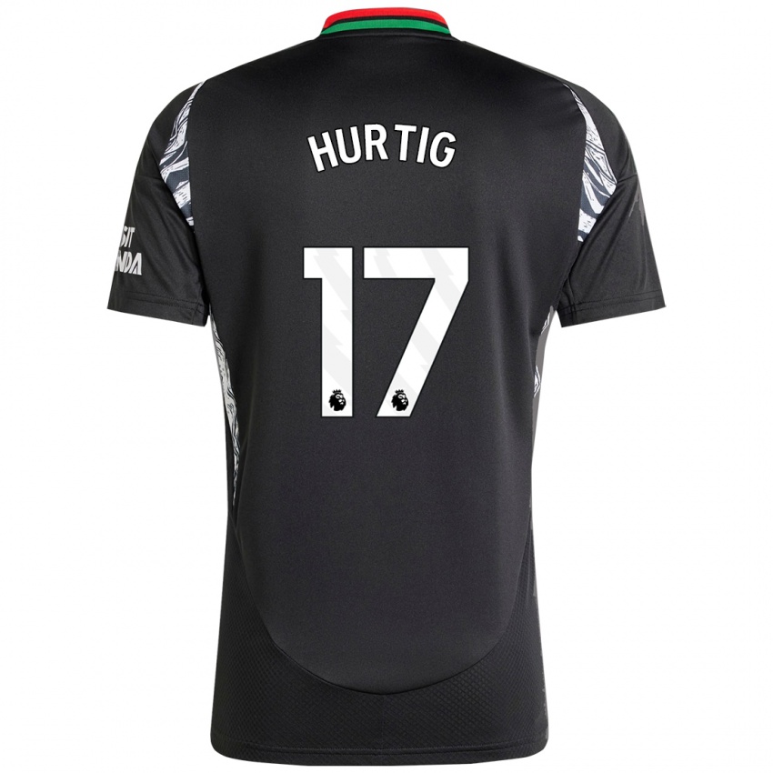 Criança Camisola Lina Hurtig #17 Preto Alternativa 2024/25 Camisa Brasil