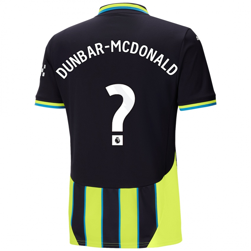 Criança Camisola Christian Dunbar-Mcdonald #0 Azul Amarelo Alternativa 2024/25 Camisa Brasil