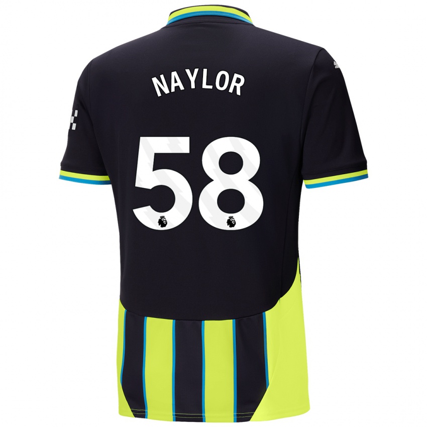 Criança Camisola Seb Naylor #58 Azul Amarelo Alternativa 2024/25 Camisa Brasil