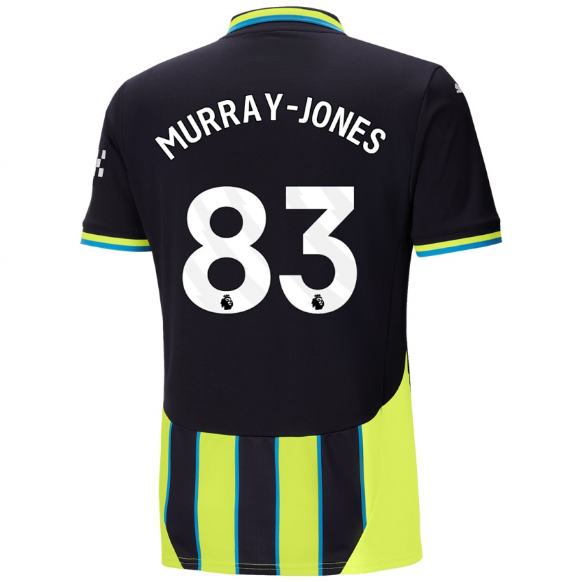 Criança Camisola George Murray-Jones #83 Azul Amarelo Alternativa 2024/25 Camisa Brasil