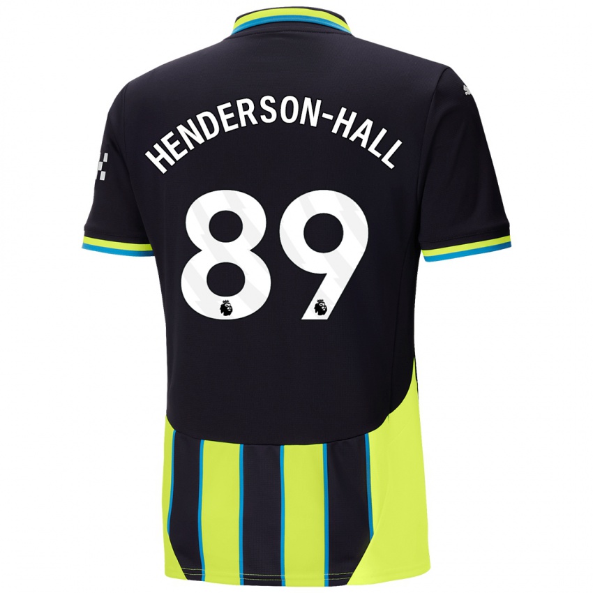 Criança Camisola Matty Henderson-Hall #89 Azul Amarelo Alternativa 2024/25 Camisa Brasil