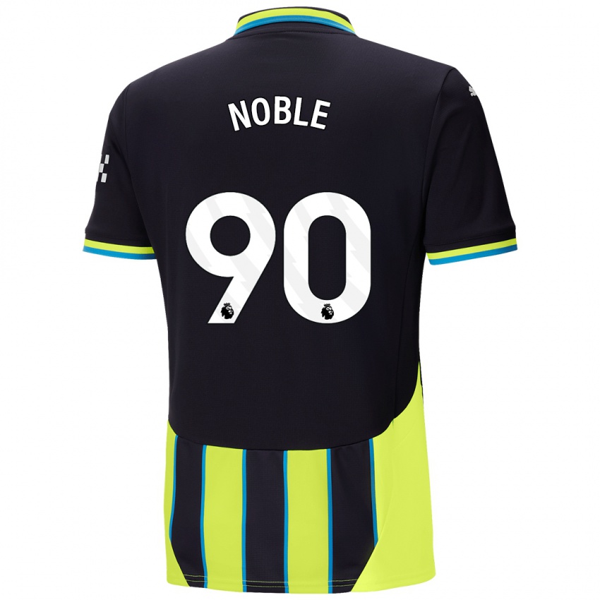 Criança Camisola Kian Noble #90 Azul Amarelo Alternativa 2024/25 Camisa Brasil