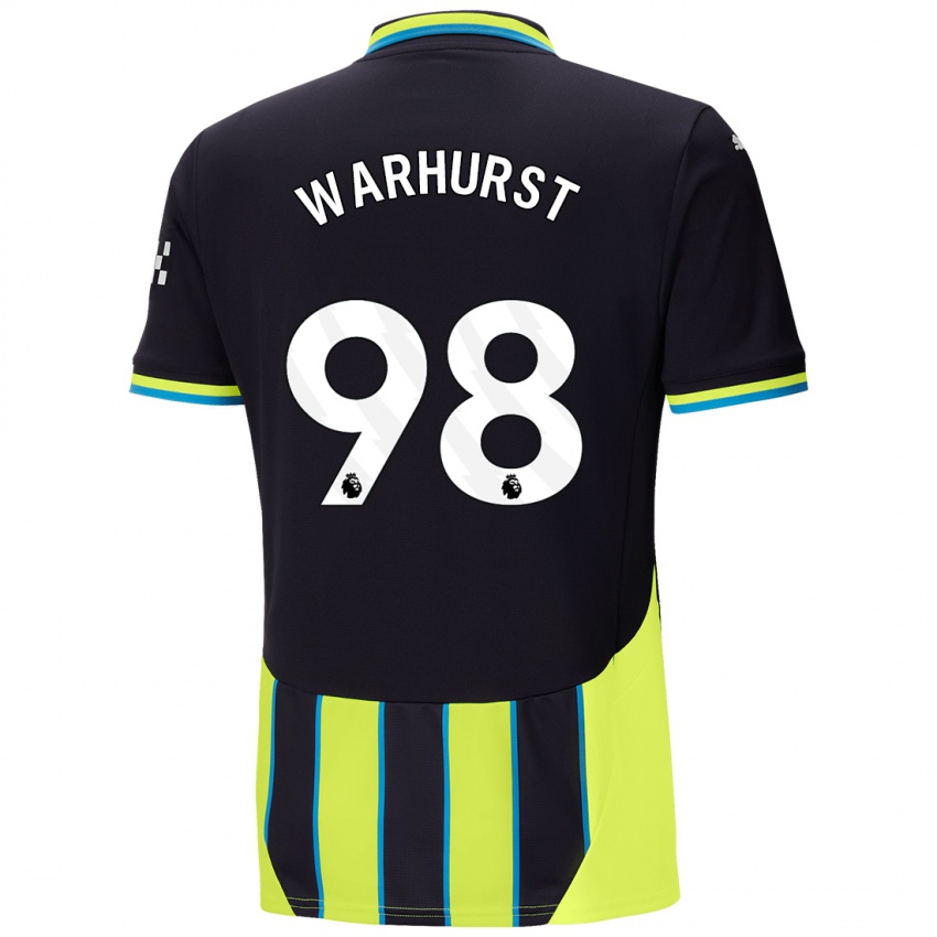 Criança Camisola Matthew Warhurst #98 Azul Amarelo Alternativa 2024/25 Camisa Brasil