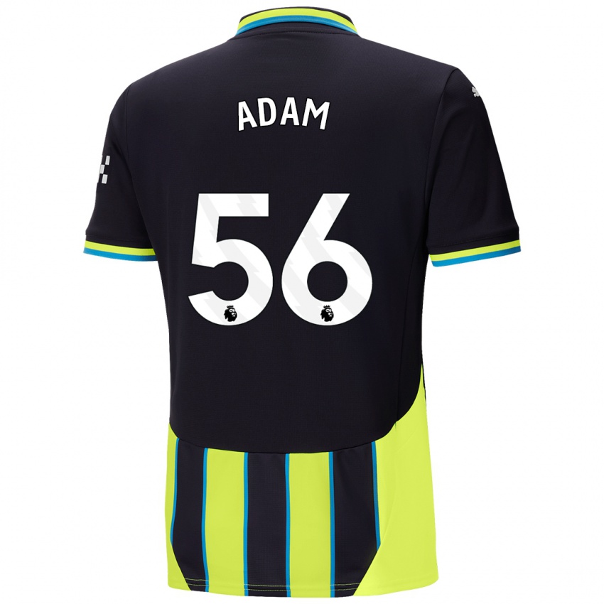 Criança Camisola Josh Adam #56 Azul Amarelo Alternativa 2024/25 Camisa Brasil