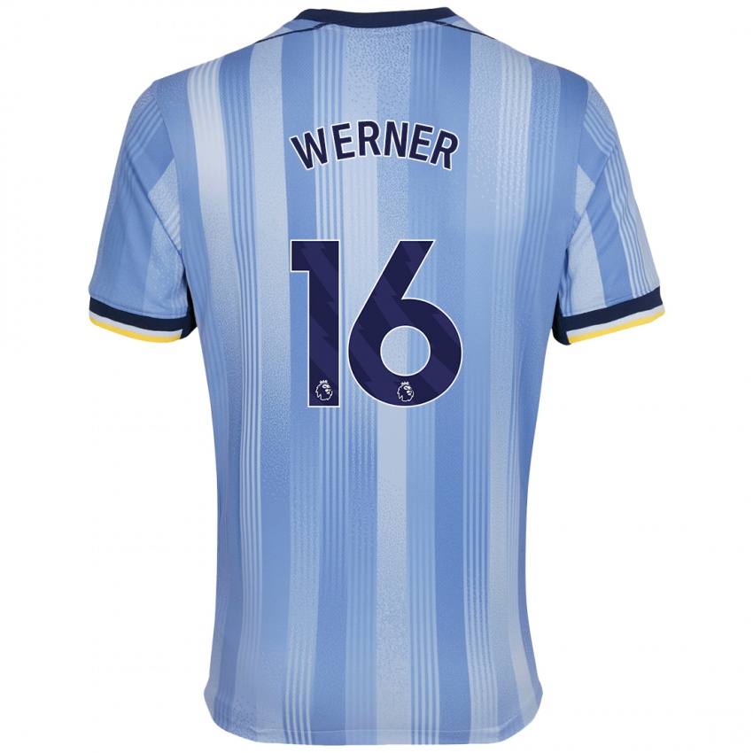 Criança Camisola Timo Werner #16 Azul Claro Alternativa 2024/25 Camisa Brasil