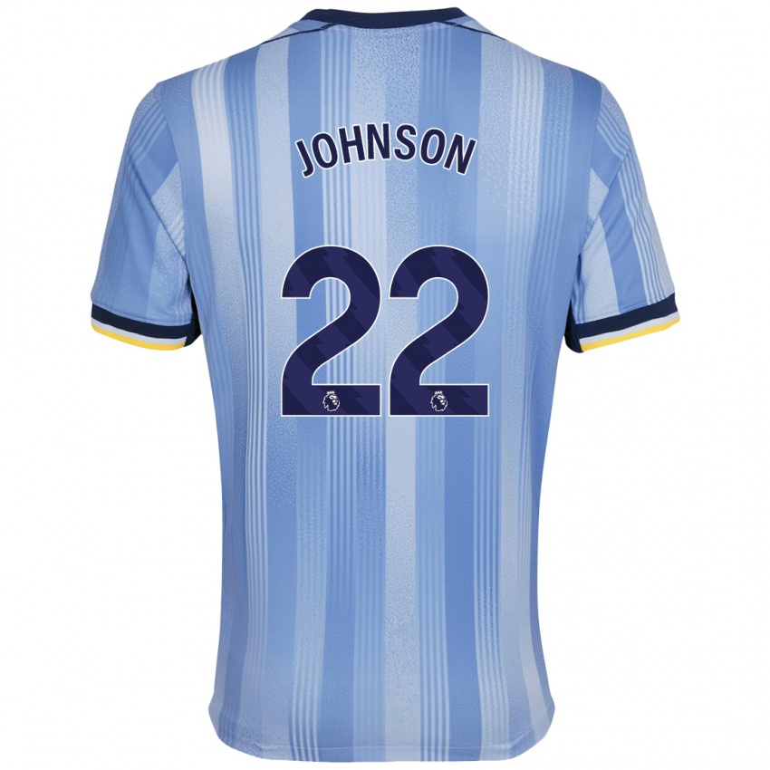 Criança Camisola Brennan Johnson #22 Azul Claro Alternativa 2024/25 Camisa Brasil