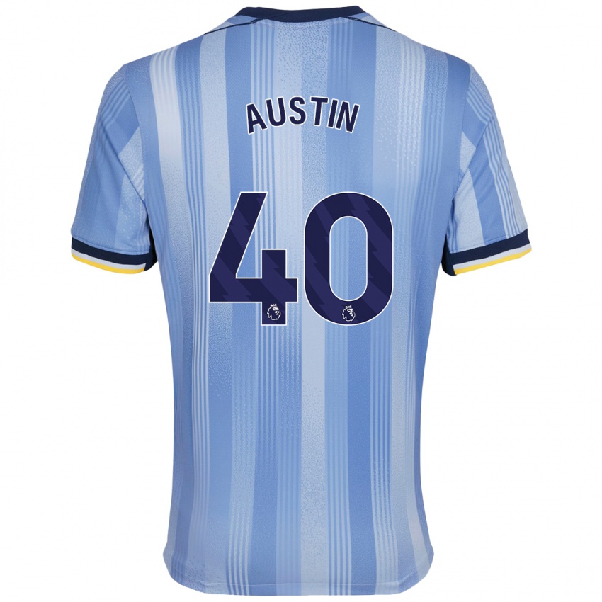 Criança Camisola Brandon Austin #40 Azul Claro Alternativa 2024/25 Camisa Brasil