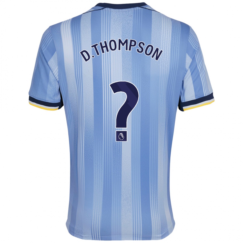 Criança Camisola Dylan Thompson #0 Azul Claro Alternativa 2024/25 Camisa Brasil