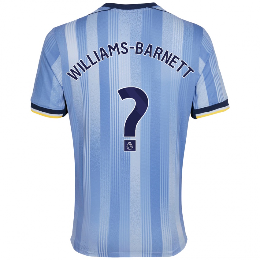 Criança Camisola Lucá Williams-Barnett #0 Azul Claro Alternativa 2024/25 Camisa Brasil