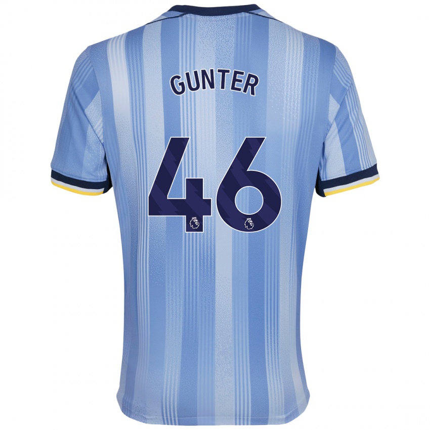 Criança Camisola Luca Gunter #46 Azul Claro Alternativa 2024/25 Camisa Brasil