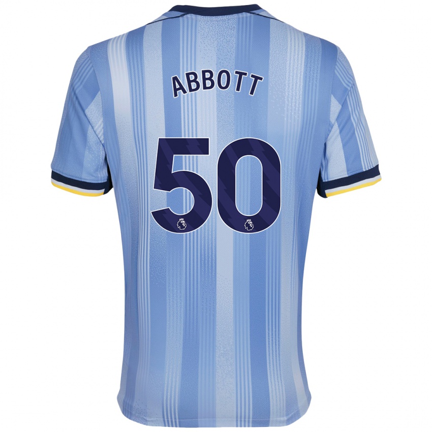 Criança Camisola George Abbott #50 Azul Claro Alternativa 2024/25 Camisa Brasil