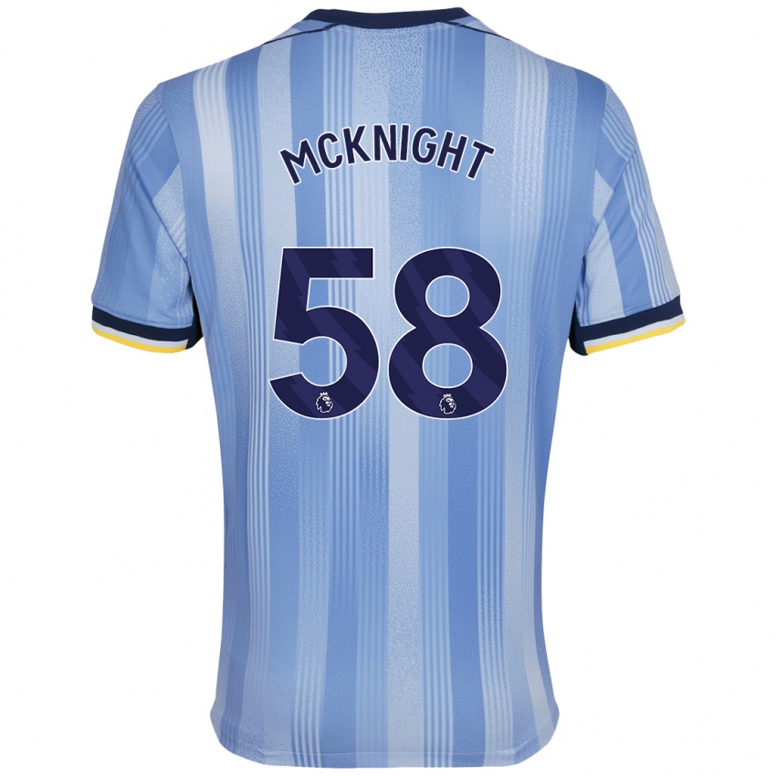 Criança Camisola Maxwell Mcknight #58 Azul Claro Alternativa 2024/25 Camisa Brasil