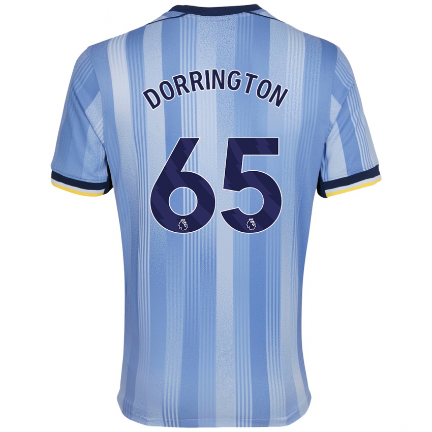 Criança Camisola Alfie Dorrington #65 Azul Claro Alternativa 2024/25 Camisa Brasil