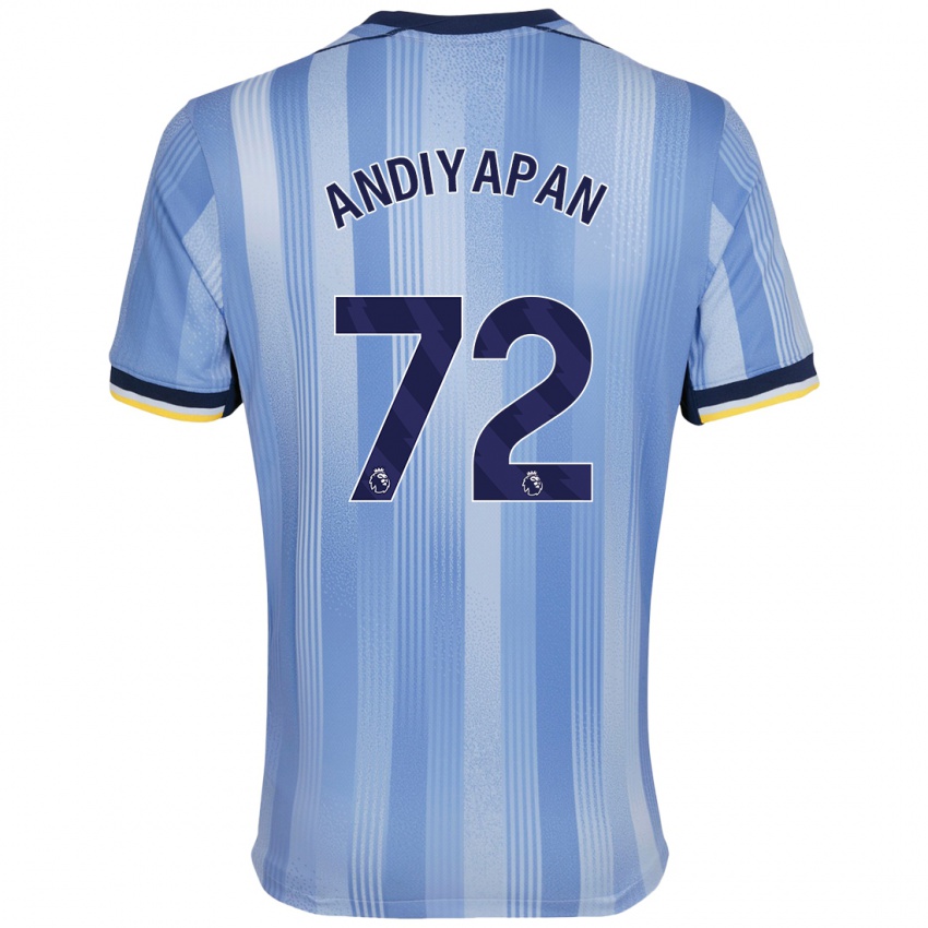 Criança Camisola William Andiyapan #72 Azul Claro Alternativa 2024/25 Camisa Brasil