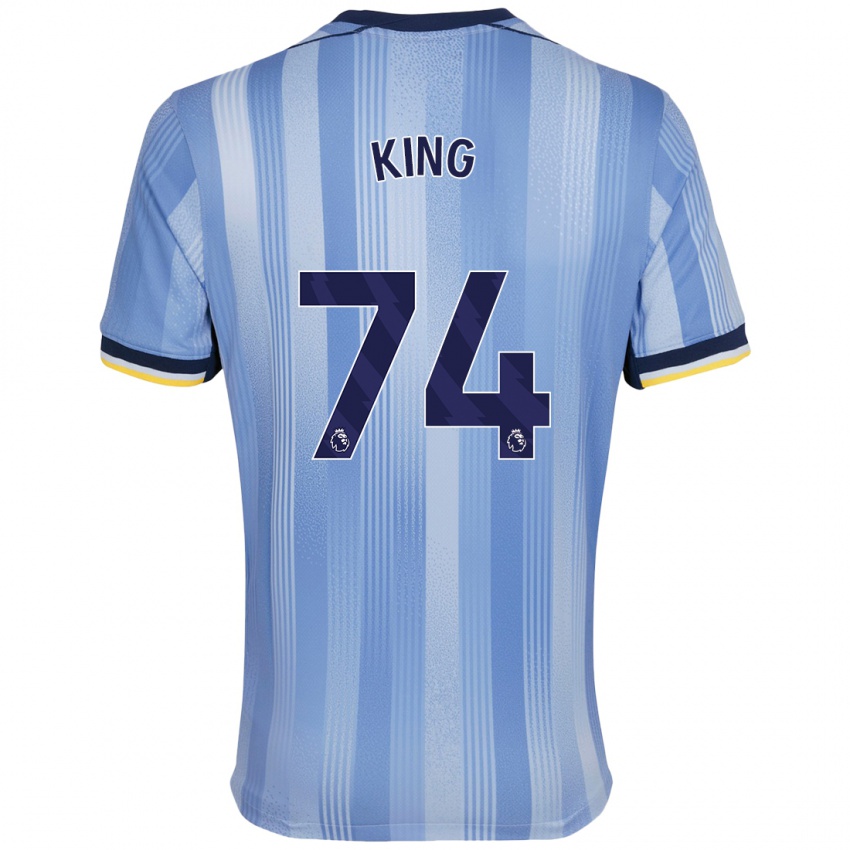 Criança Camisola Maeson King #74 Azul Claro Alternativa 2024/25 Camisa Brasil